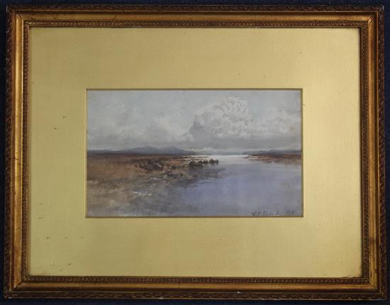 William Percy French (1854-1920) Connemara landscape, 5 x 8.25in.